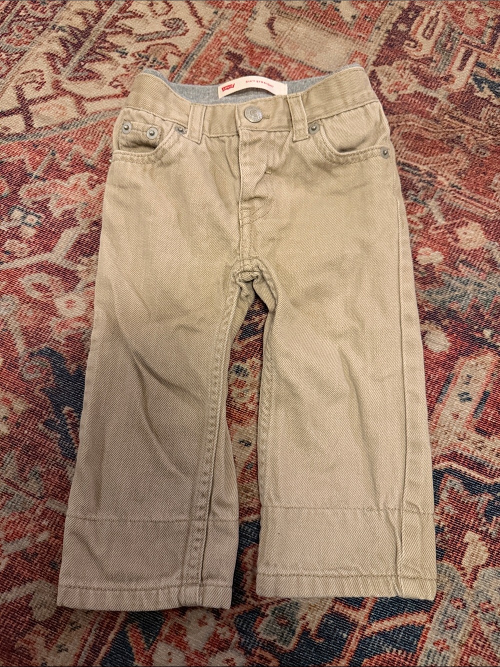 Levi's Kids Beige Straight-Leg Jeans